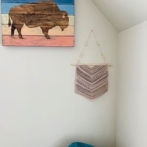 Boho Inspired Woven Wall Hanging